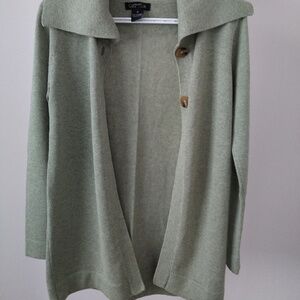 Calvin Klein 2 way collar cashmere sweater